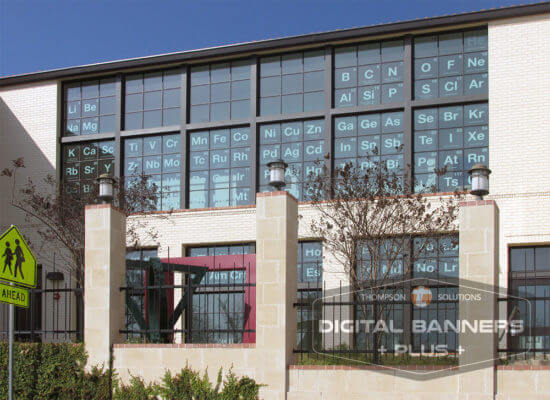 keystone school window decals digital banners
