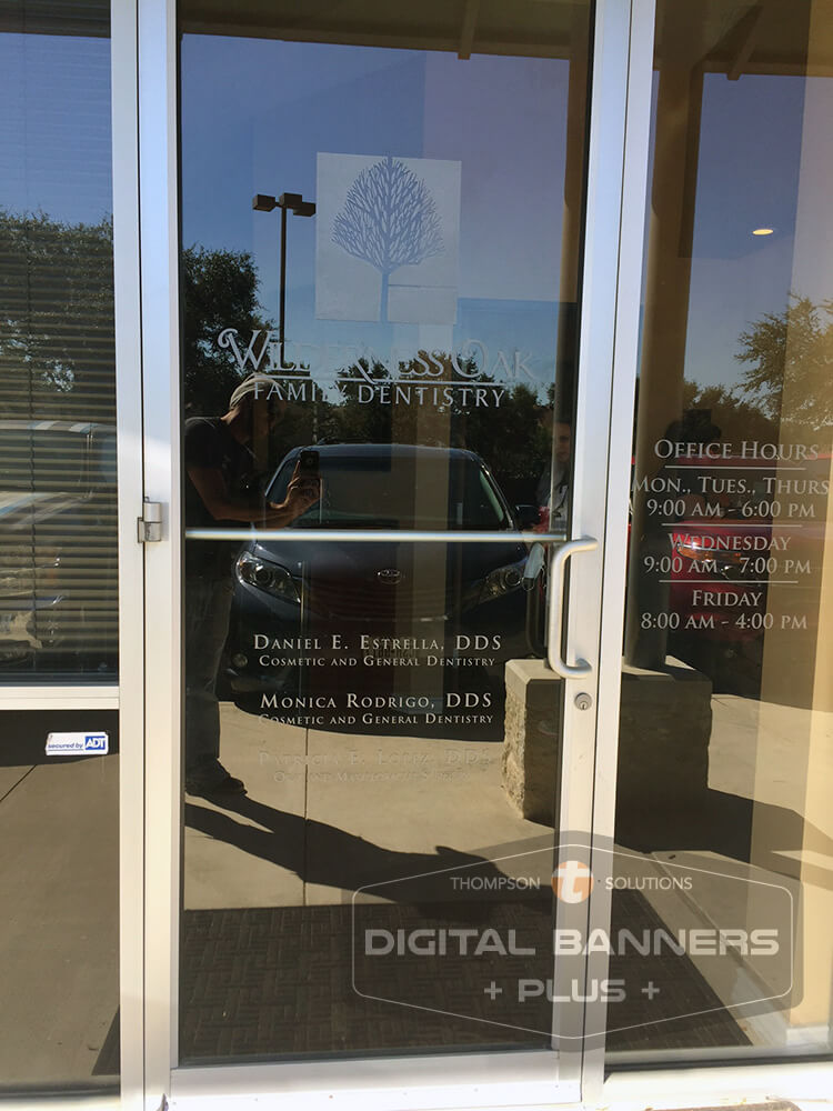 window lettering digital banners plus