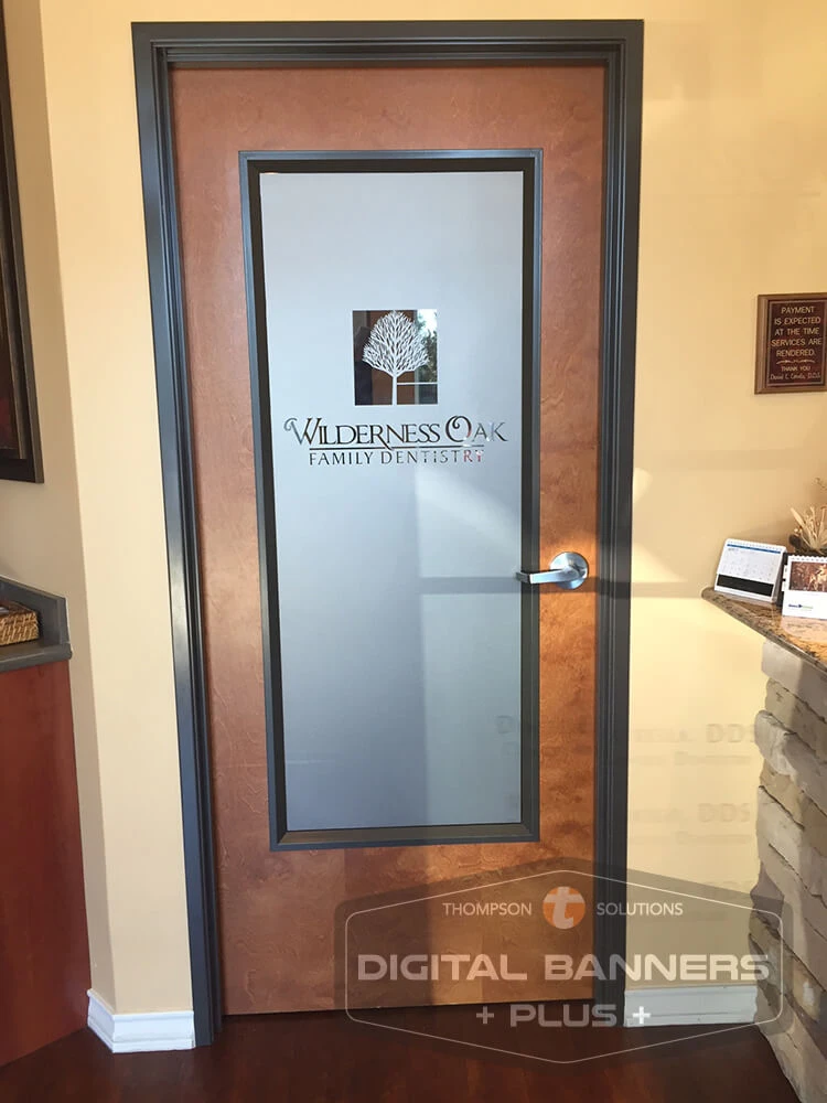 wilderness oak window decal digital banners plus